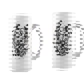Estilo Del Tatuaje De San Miguel Arcángel Taza de café - Regaloses