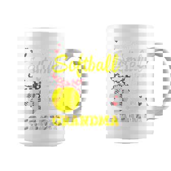 My Favorite Softball Player Calls Me Grandma Ball Mother Day Coffee Mug - Seseable