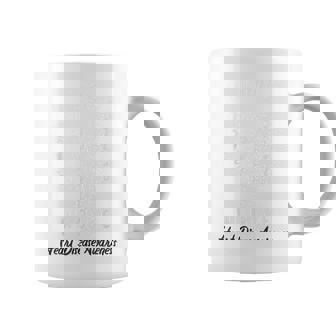 In February We Go Red For Heart Disease Awareness Hearts Coffee Mug | Mazezy