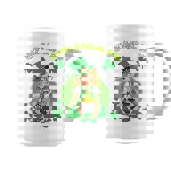 Feliz Día De San Patricio Niña Con Sombrero Deestirerde Taza de café - Regaloses