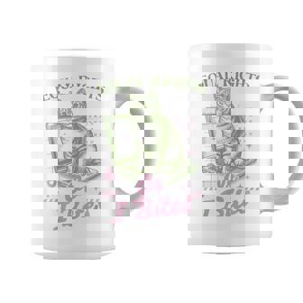 Feminist Cat Equal Rights Or I Bites Cat Kitty Lover Graphic Print Coffee Mug - Monsterry
