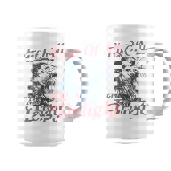 First Of All I'm A Delight Sarcastic Angry Opossum Possum Coffee Mug - Thegiftio UK
