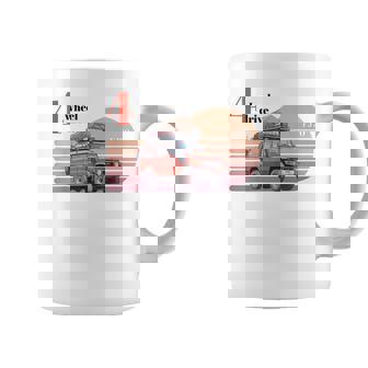 FJ70 4 Wheel Drive 4x4 Off Road Adventure Graphic Print Coffee Mug - Monsterry