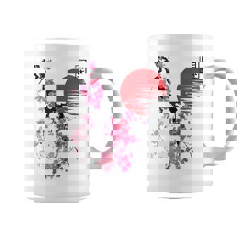 Fleurs De Cerisierintage Sakura Japonais Tasse - Cadeauxyz