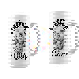 Floral Poodle Mom Dog Lovers Cute Mama Puppy Mother's Day Coffee Mug | Seseable CA
