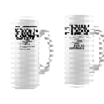 Florida American Flag Patriotic USA Pride Graphic Print Coffee Mug - Monsterry