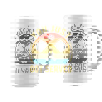 You Just Got Served Pickleball- Dad Mom Men Coffee Mug - Monsterry