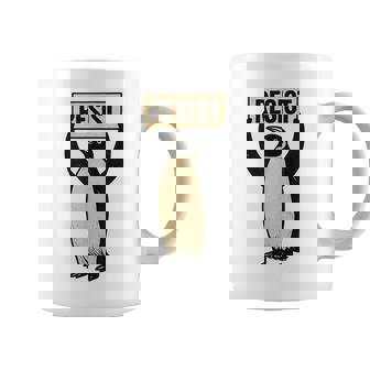 Penguin Resist Cool Penguins Vintage Protest Penguin Coffee Mug | Mazezy