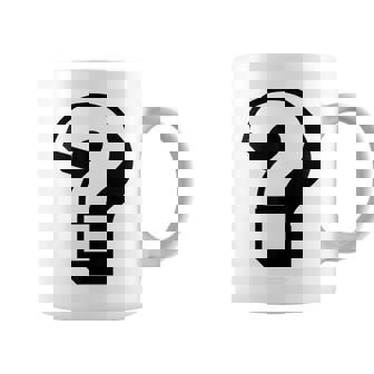 Question Mark Alfabeto Juego Taza de café - Regaloses