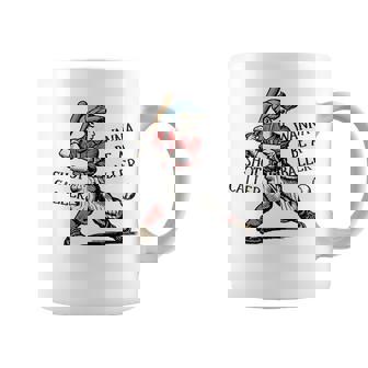 Retro Wanna Be A Baller Shot Caller Mama Mom Baseball Coffee Mug - Thegiftio