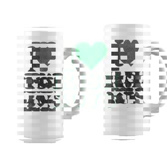 St Patrick Day I Love Irish Boys I Heart Irish Boys Coffee Mug - Thegiftio UK