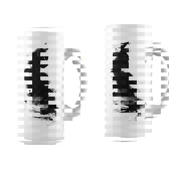 Gato Abstracto Motivo Dibujo Arte Animal Gato Taza de café - Regaloses