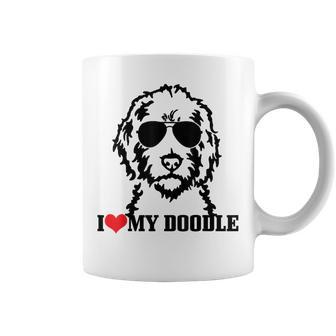 Goldendoodle I Love My Doodle Labradoodle Golden Doodle Dog Tassen - Geschenkecke