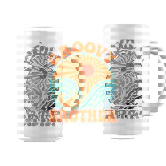 Groovy Brother 70s Aesthetic Nostalgia 1970's Retro Brother Graphic Print Coffee Mug - Monsterry