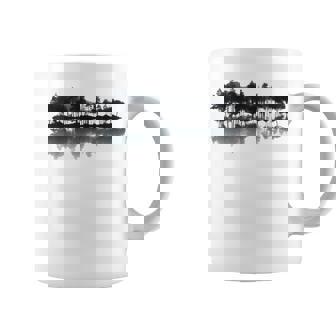 Guitar Lake Shadow Love Guitar Musician Rock On Guitar Trees Graphic Print Coffee Mug - Monsterry