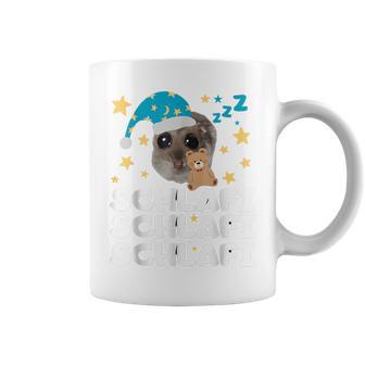 Hamsti Schlafi Schlafi Sad Hamster Schlafi Schlafi Blue Tassen - Geschenkecke