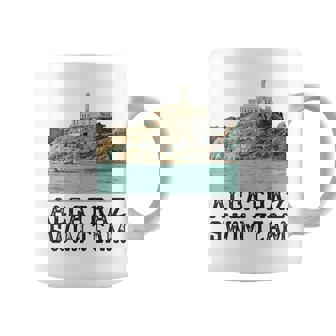 Hand Drawn Alcatraz Swim Team Graphic Print Coffee Mug - Monsterry