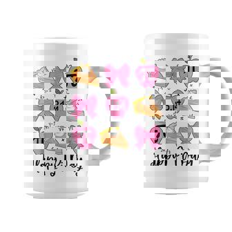 Happy Pi Day Coquette Bow Pie Numbers Math Teacher Science Coffee Mug - Monsterry