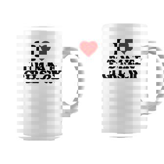I Heart To Make Girls Cry I Love To Make Girls Cry Taza de café - Regaloses