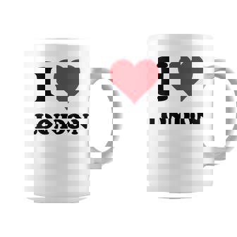 I Heart London Nombre I Love Cosas Personalizadas Taza de café - Regaloses