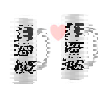 I Heart Love Deep House Chicago Música Jazz Funk Soul Taza de café - Regaloses