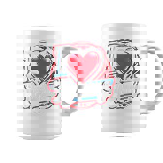 I Heart Yapping Talkative Graphic Print Coffee Mug - Monsterry