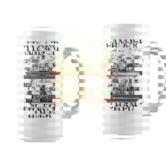 Herbalist Herbalism Plants Are Medicine Farm Over Pharma Coffee Mug - Monsterry