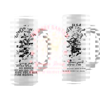 Ho Ho Hoedown Roping In Holiday Cheer Fun Christmas Graphic Print Coffee Mug - Monsterry