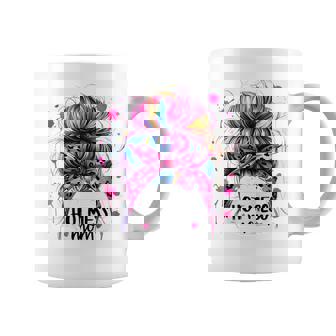 Hot Mess Mom Messy Bun Mom Life Mother's Day Coffee Mug | Mazezy