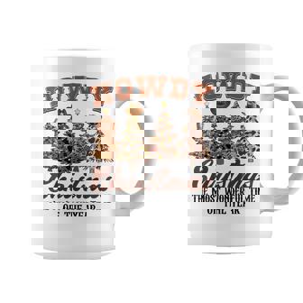 Howdy Christmas Tree Leopard Western Rodeo Cowboy Cowgirl Graphic Print Coffee Mug - Monsterry