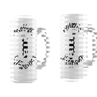 My Human Loves Collectible Coasters Cat Parent Hobby Lover Tank Top Graphic Print Coffee Mug - Monsterry