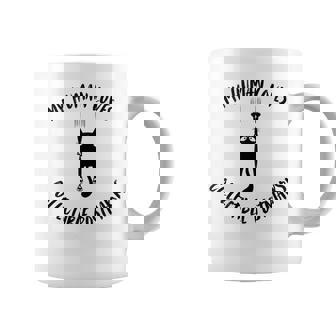 My Human Loves Collectible Postmarks Cat Parent Hobby Tank Top Graphic Print Coffee Mug - Monsterry