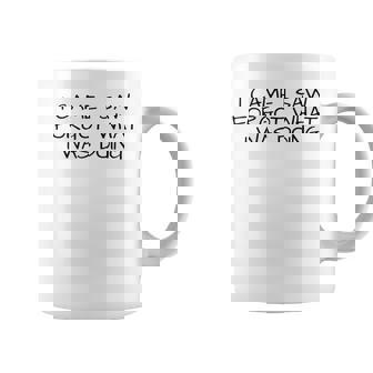 Humorous Forgetful Introvert Sarcastically Ironic Statements Graphic Print Coffee Mug - Monsterry