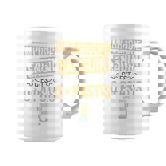 Humour Alcool Mon Groupe Sanguin C'est 0 Pastis Apéro Tasse - Cadeauxyz