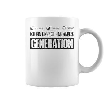 Ich Bin Einfach Eine Andere Generation Lustiges Blue Tassen - Geschenkecke