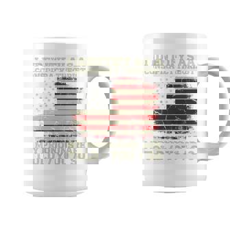 I Identify As A Conspiracy Theorist Vintage American Flag Coffee Mug - Thegiftio UK