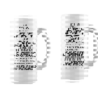 I'm A Jersey Girl Tell Me Not To Do Something Graphic Print Coffee Mug - Monsterry