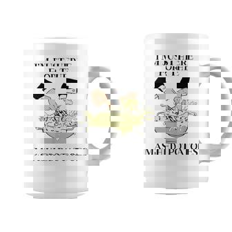 I'm Just Here For The Mashed Potatoes Scary Movie Graphic Print Coffee Mug - Monsterry