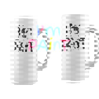 I'm Paint I Heart Love To Finger Paint Cute Couple Coffee Mug | Seseable CA