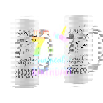 It's My Magical 7Th Birthday 7 Years Old Bday Girl Coffee Mug - Thegiftio
