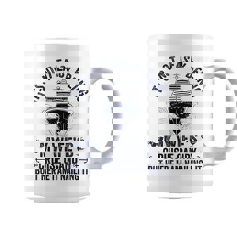 It's Not Easy Being My Wife's Cruise Candy Husband Cruise Coffee Mug - Seseable