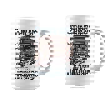 J'peux Pas J'ai Des Trucs À Faire Dans Mon Garage Hommeintage Automobile Mécanique Blanc S Classic Fit Rétro Uni Col En Forme De Trou De Serrure Manche À Double Couture Tasse - Cadeauxyz