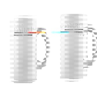 Katmandú Nepal Diseño Retro Manga Larga Taza de café - Regaloses