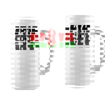 Kenya Flag Kenya Safari Kenyan Apparel Graphic Print Coffee Mug - Monsterry