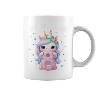 Kinder 8 Geburtstag Mädchen 8 Jahre Einhorn Party Outfit Einhorn Tassen - Geschenkecke