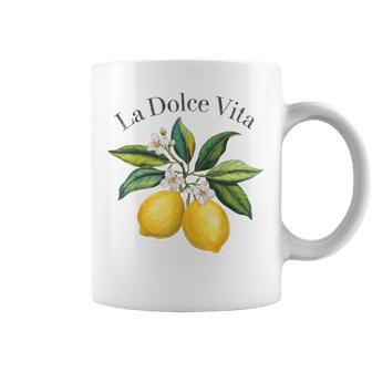 La Dolceita Lemon Italian Summer Limoncello Amalfi Coast Tassen - Geschenkecke