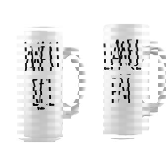 Lawful Evil Meme Graphic Print Coffee Mug - Monsterry