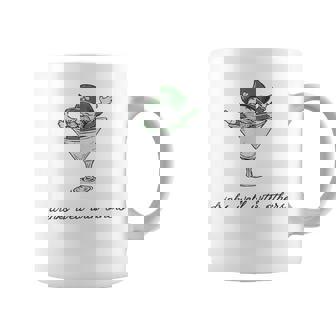 Leprechaun Martini Cocktail St Patrick's Day Womens Coffee Mug | Mazezy