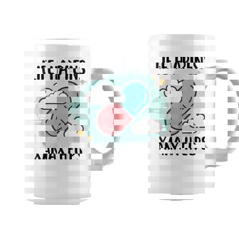 Life Happens Xanax Ayuda A La Ropa Taza de café - Regaloses