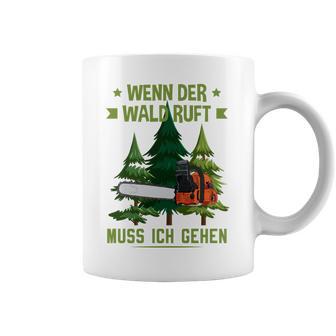 Long-Sleeved Lumberjack Wenn Der Wald Ruft Muss Ich Gehen Tassen - Geschenkecke